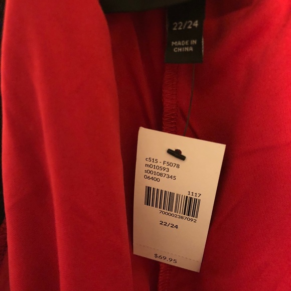 PLEATED MIDI SKIRT WITH LACE INSET - Picture 4 of 4